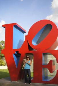 Scottsdale, AZ Civic Center. Thor was about 7 months old.